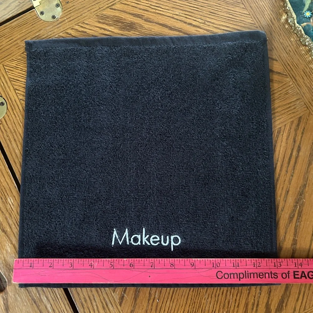Black Makeup Washcloth
